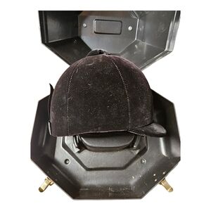Hunt Cap English Horseback Riding With Case